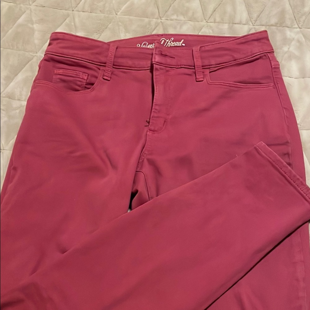 Women's Red Jeans
